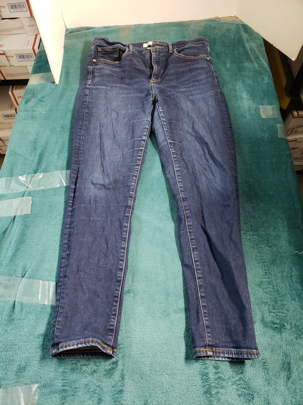 Ann Taylor Jeans Size 10 Womens Blue Pants Ladies Denim Mid Rise The Skinny